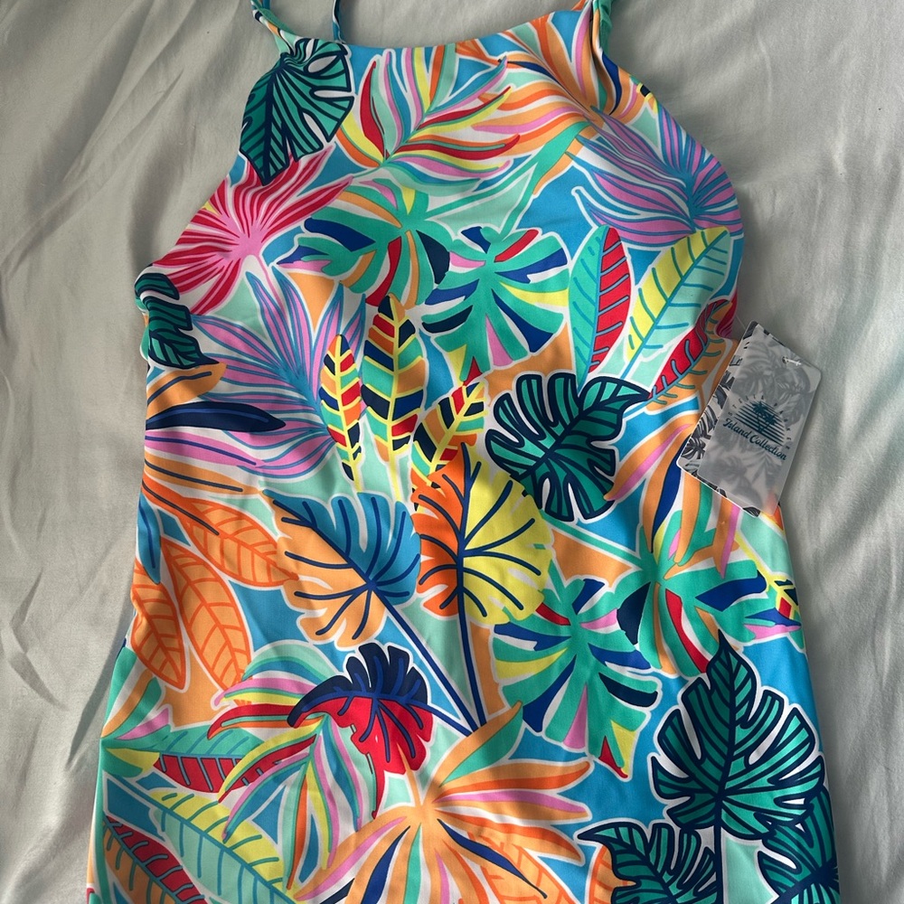 Tropical women’s  Swim Dress